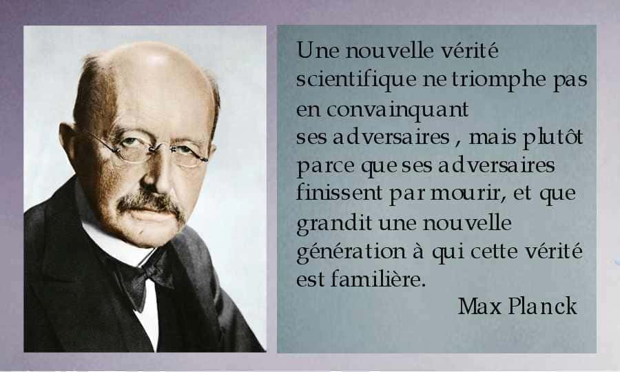Max Planck citation