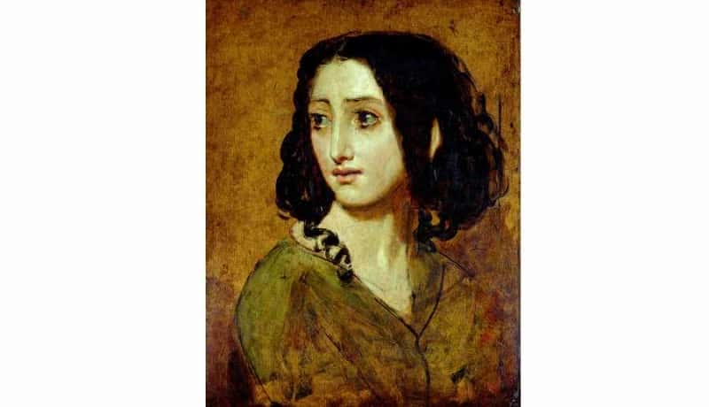 Il s’agit d’un portrait tardif de 1840 ou 1845. Le peintre montre une belle maîtrise de l’art de portrait, sans influence italienne ou flamande. Le fond ne joue pas un rôle dans le portrait, centré par le visage expressif, et d’un regard tourné vers le côté droit du tableau. Encore une fois, le peintre choisit pour ce portrait une économie de détails, assez éloignée du style académique.